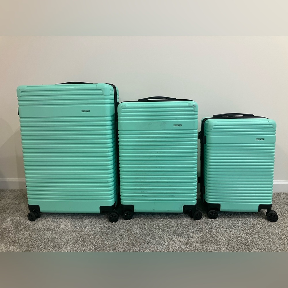 CALPAK Pelton 3-Piece Mint Luggage Set